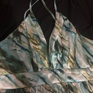 Elegant Multicolor Strappy Dress